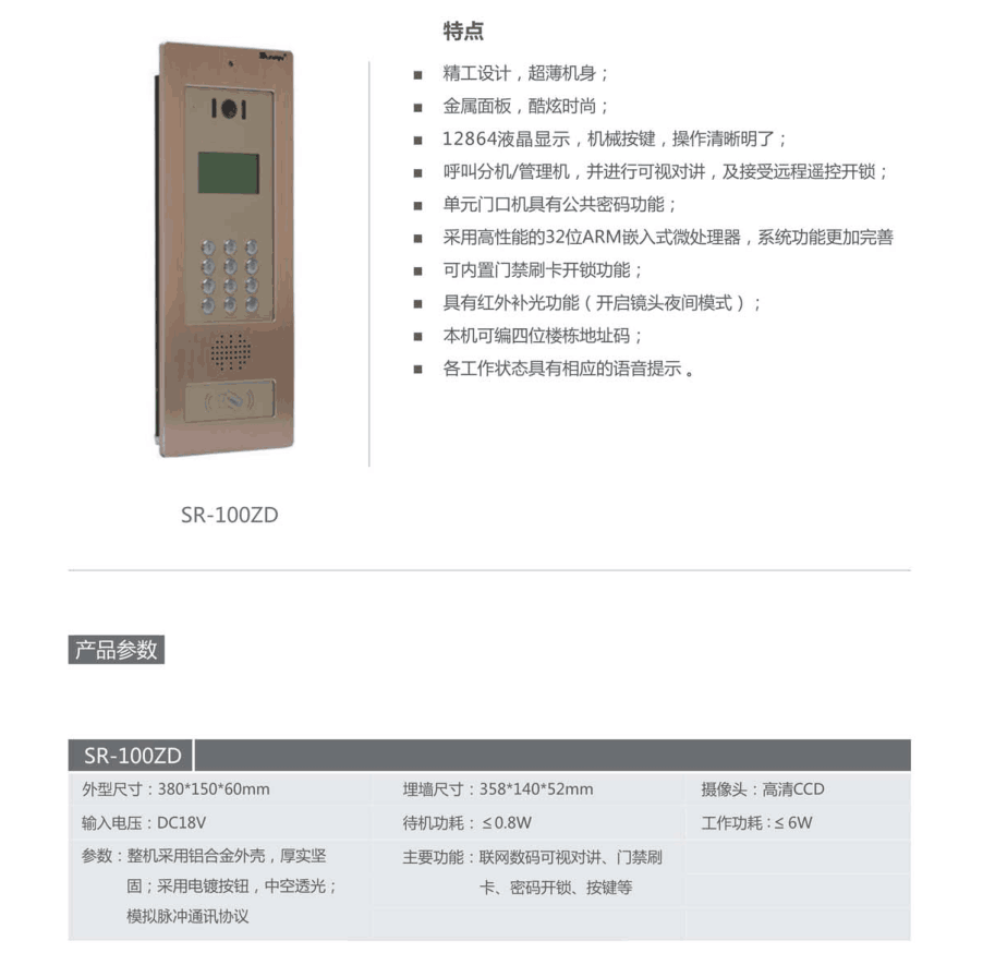 可视楼宇对讲