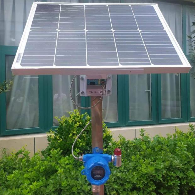 太阳能报警器电池无需电源商用燃气工业可燃气体探测器定制